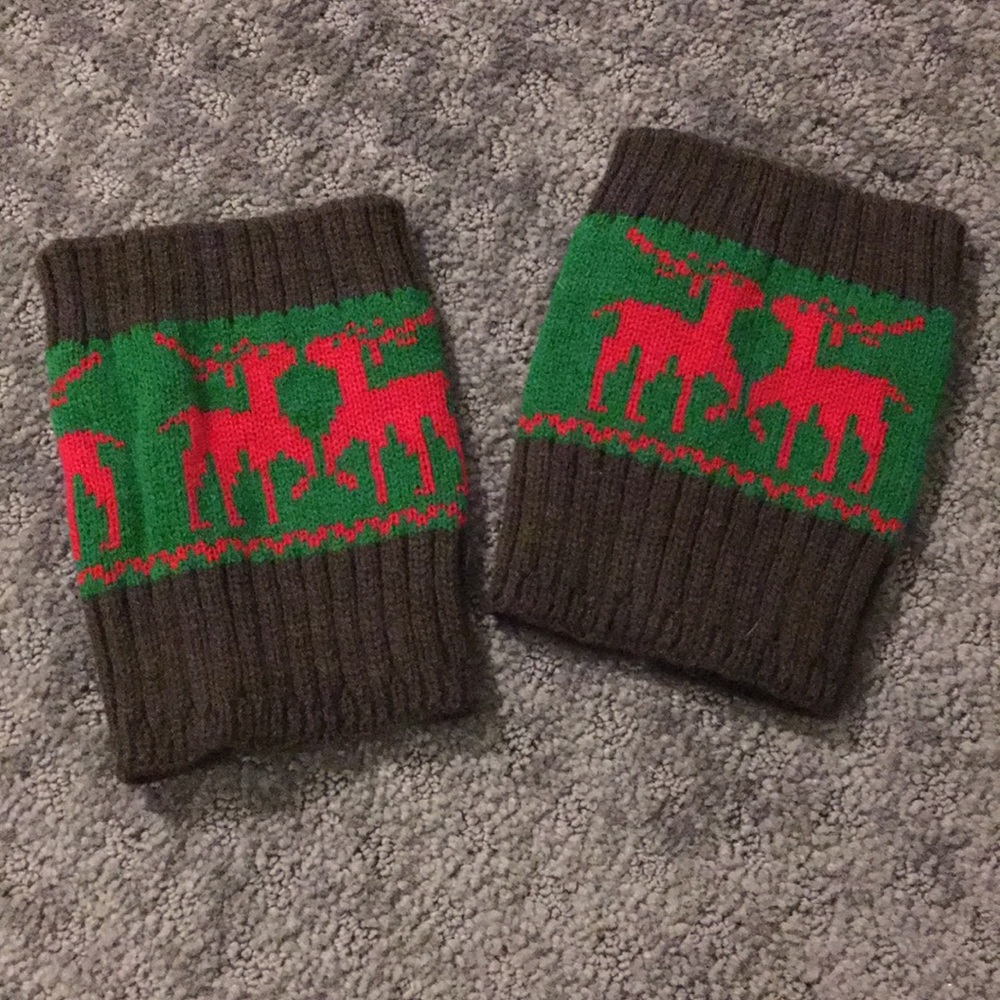 Reindeer Boot Cuffs